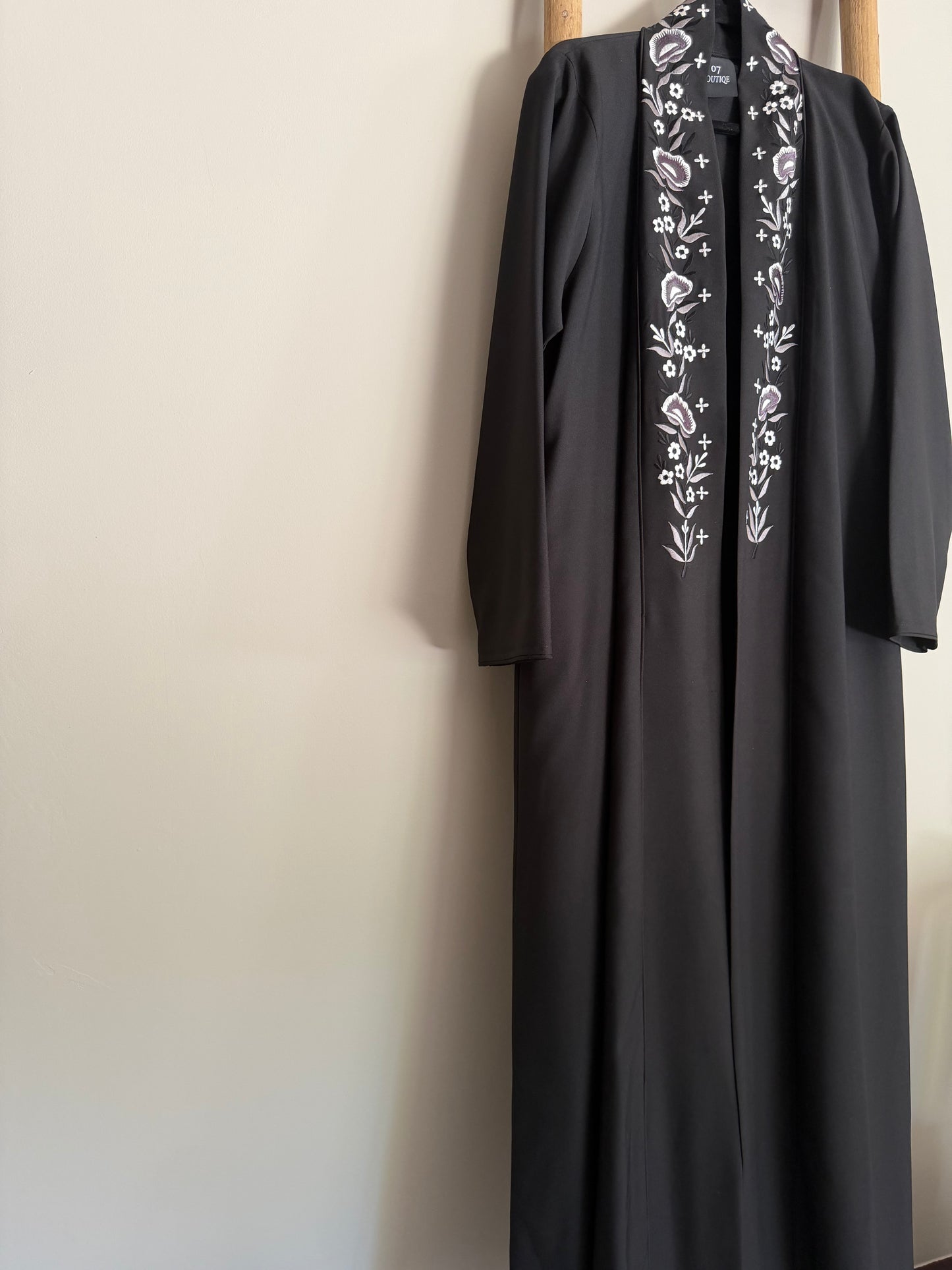 Embroidered abaya