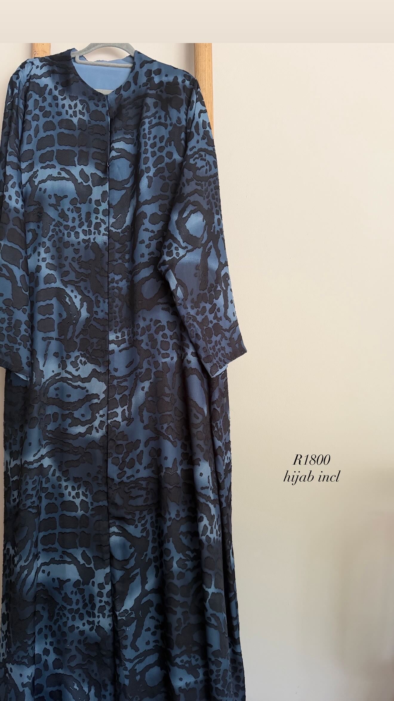 Printed abaya