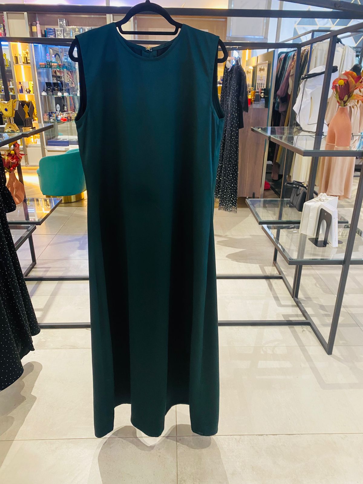 Teal sleeveless inner